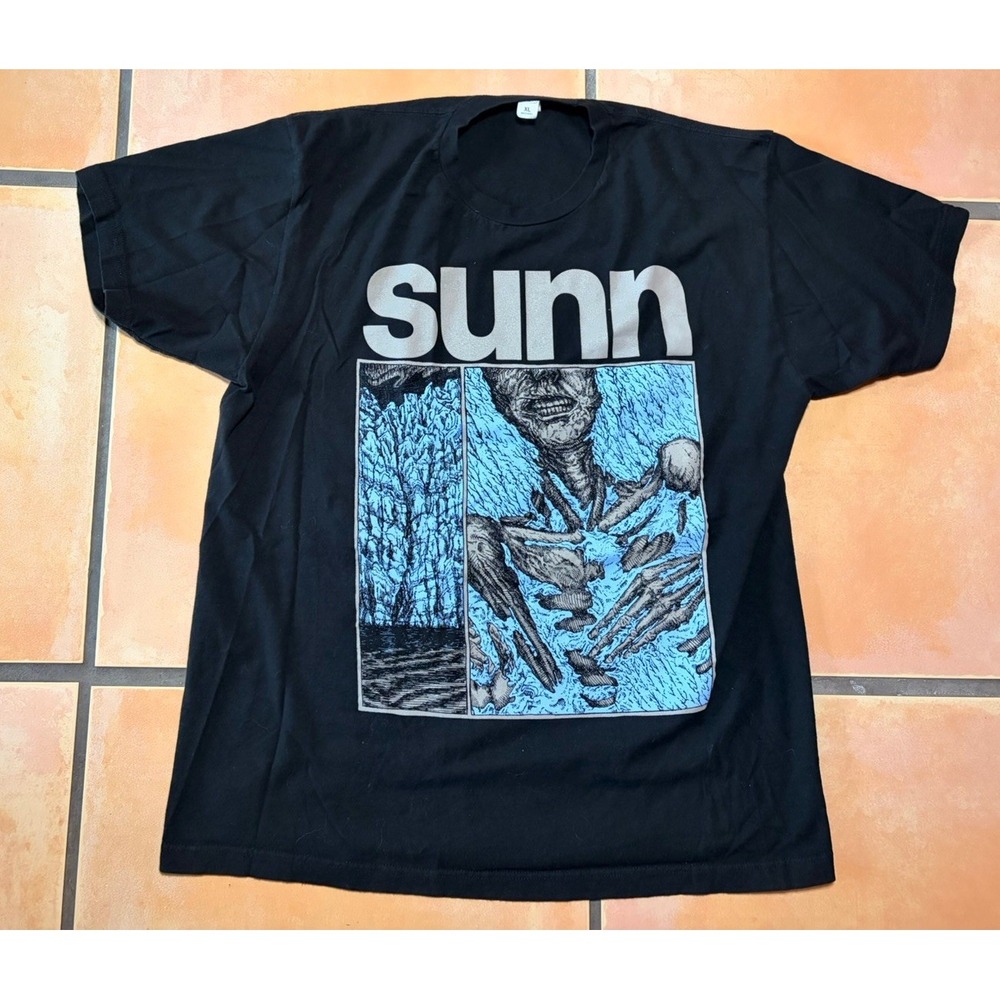SunnO))) Shoshin Duo Winter 2022-23 US Tour Cotton TShirt Men X-large Size EL194
